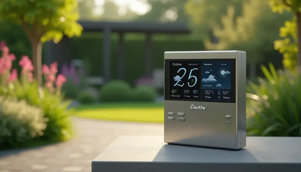 garten wetterstation edelstahl: Edles Design trifft smarte Technik
