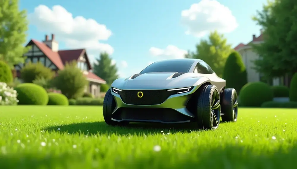 Mähroboter Rennwagen: So wird Rasenmähen zum Erlebnis